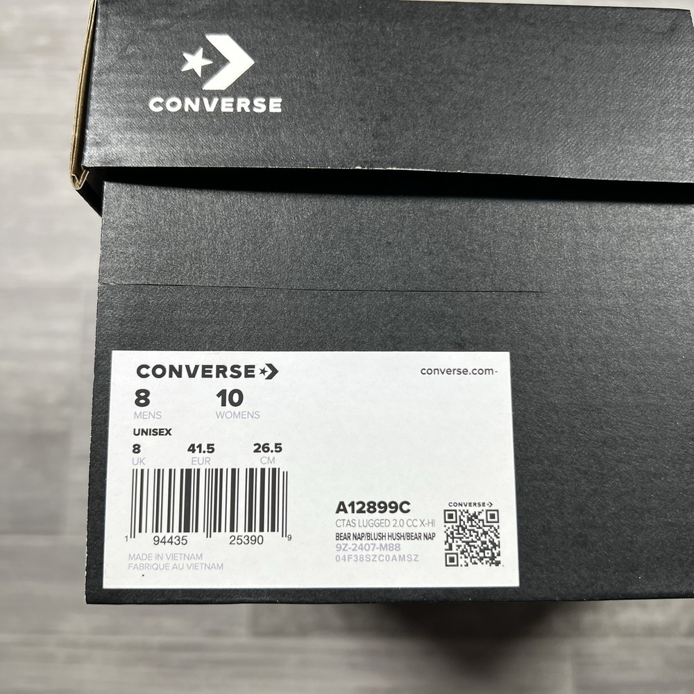 CONVERSE Chuck Taylor All StarLugged 2.0 CC X-Hi Waterproof Boots Women's 10 - Picture 3 of 7
